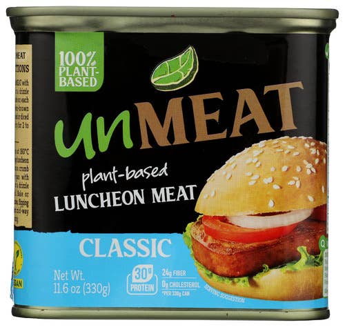 KeHE Distributors, LLC - Wholesale Shelf Stable Prepared Meal - Unmeat Classic Plant-Based Luncheon Meat, 11.6 oz0