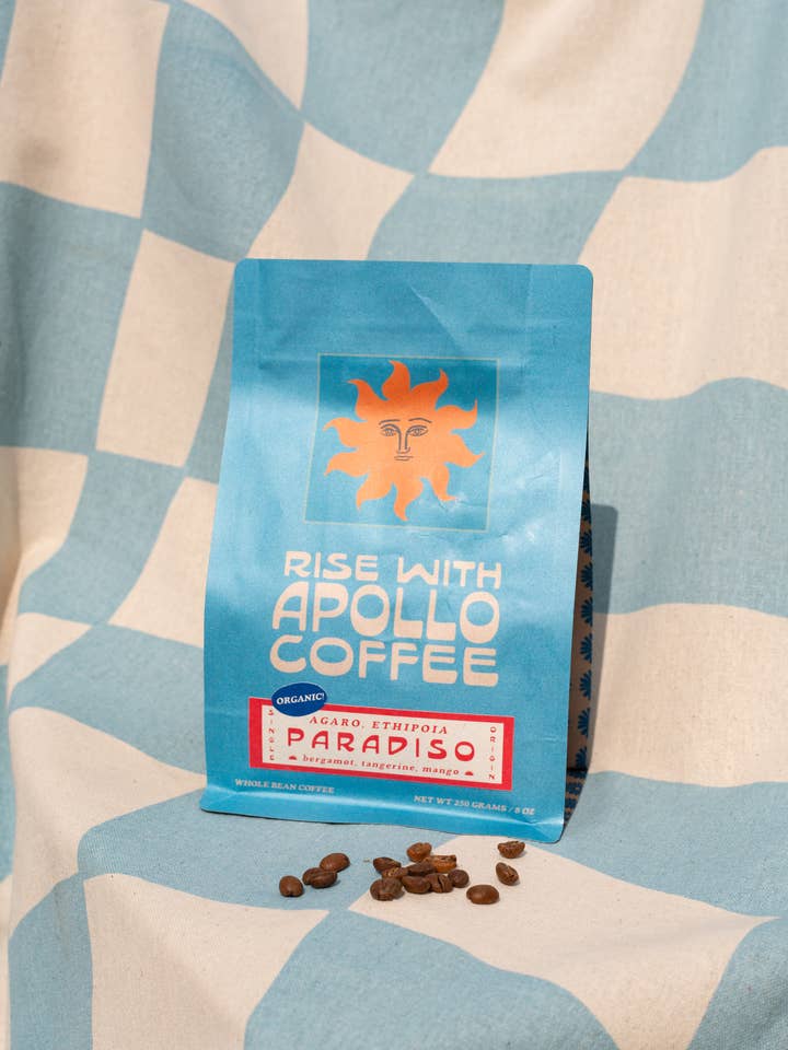 PARADISO - Ethiopia Single Origin Whole Bean Coffee for wholesale by Rise With Apollo