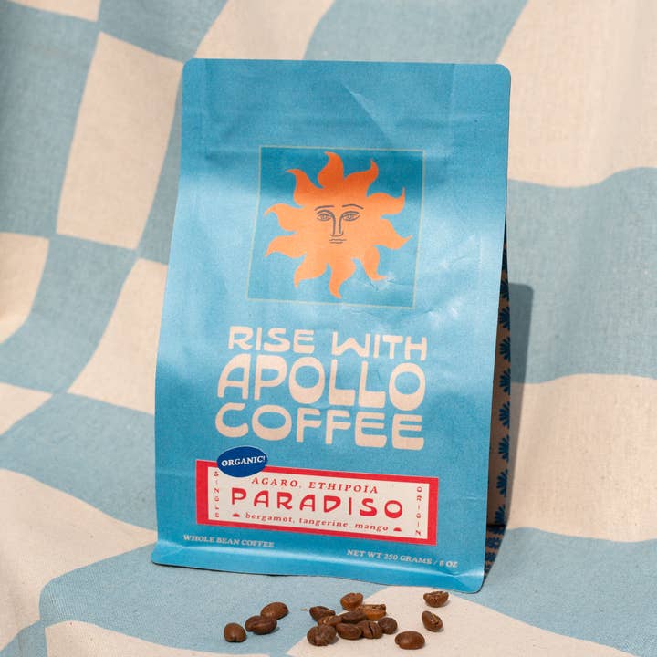 Rise With Apollo - Wholesale Coffee Beans - PARADISO - Ethiopia Single Origin Whole Bean Coffee0