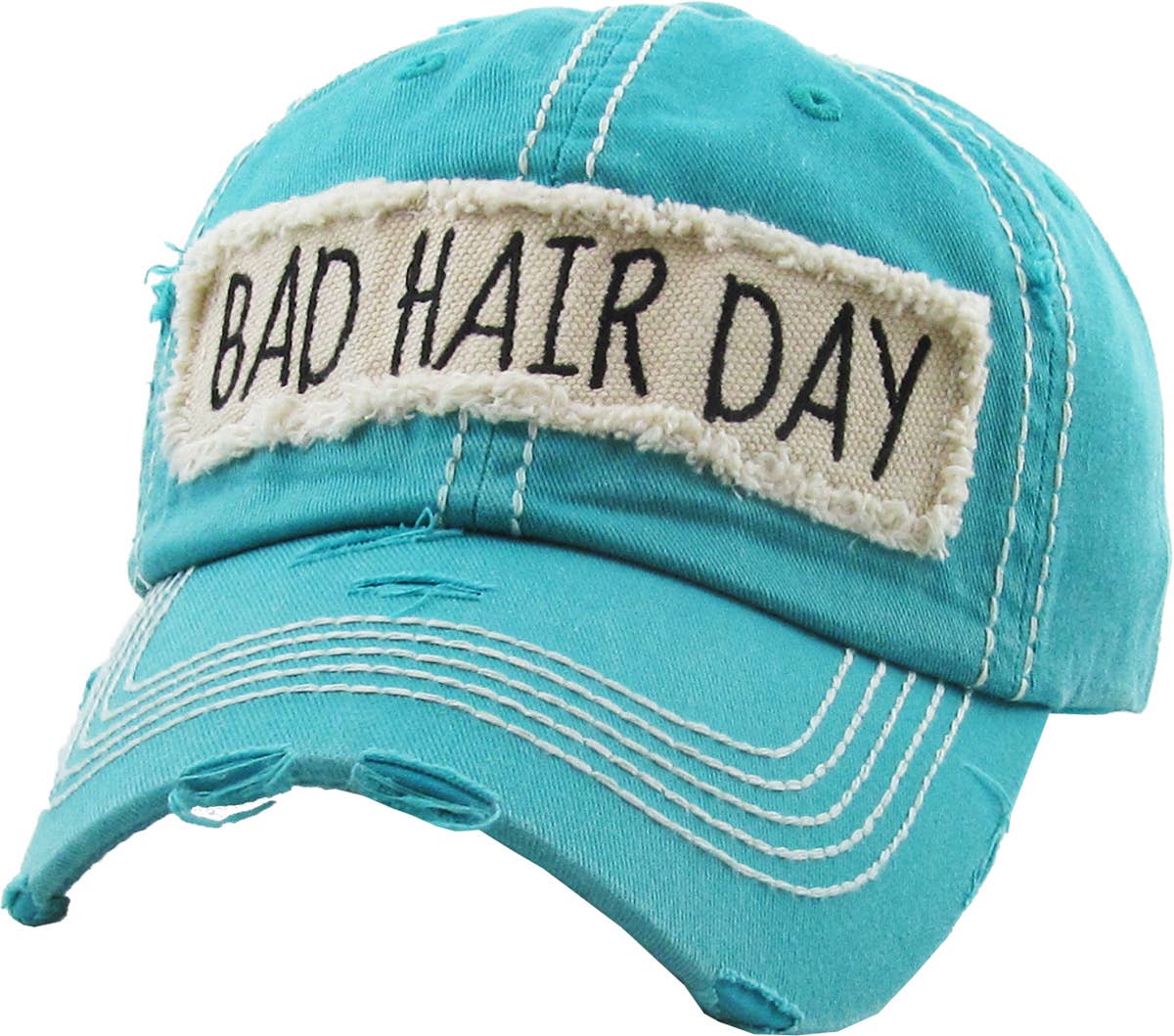 KBETHOS - Vendita all'ingrosso Cappellino da baseball - Donna - Berretto a sfera vintage lavato Bad Hair Day43
