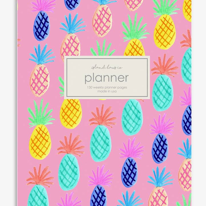 Pineapple Weekly Planner for wholesale by Island Haus Co