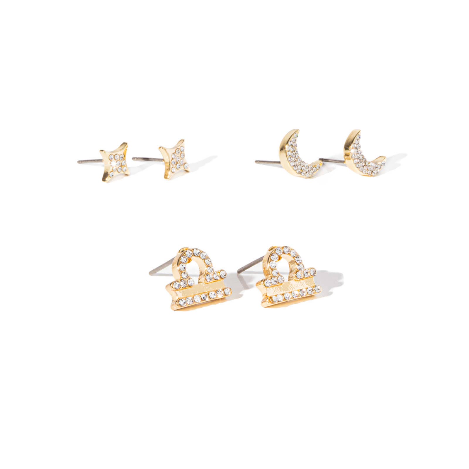 DM Merchandising - Wholesale Stud/Post Earrings - Soul Stacks Star Sign Mix & Match Earring Stacks Assortment13