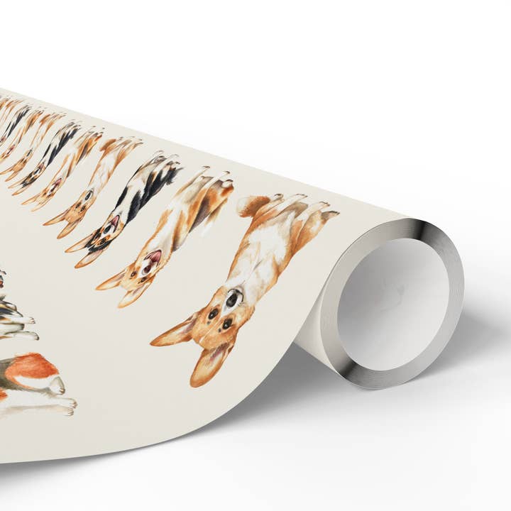 Lokipawz - Wholesale Wrapping Paper Roll - Corgi Wrapping Paper Rolls18
