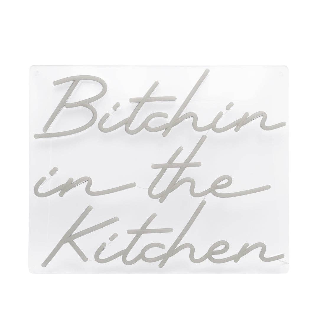 Locomocean - Wholesale Neon Sign - 'Bitchin in the Kitchen' Orange Neon LED Wall Mounted Sign2