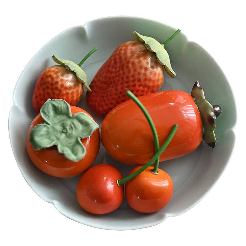 Gohobi （We cover U.S. import duties） – wholesale Decorative tabletop object – Gohobi Handmade Strawberry Cherry Tomato Fruit Ornament4
