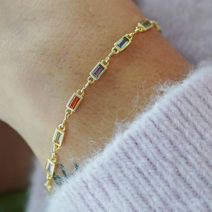 Bracelet Rainbow Channel pour la vente par Junk Jewels Ltd