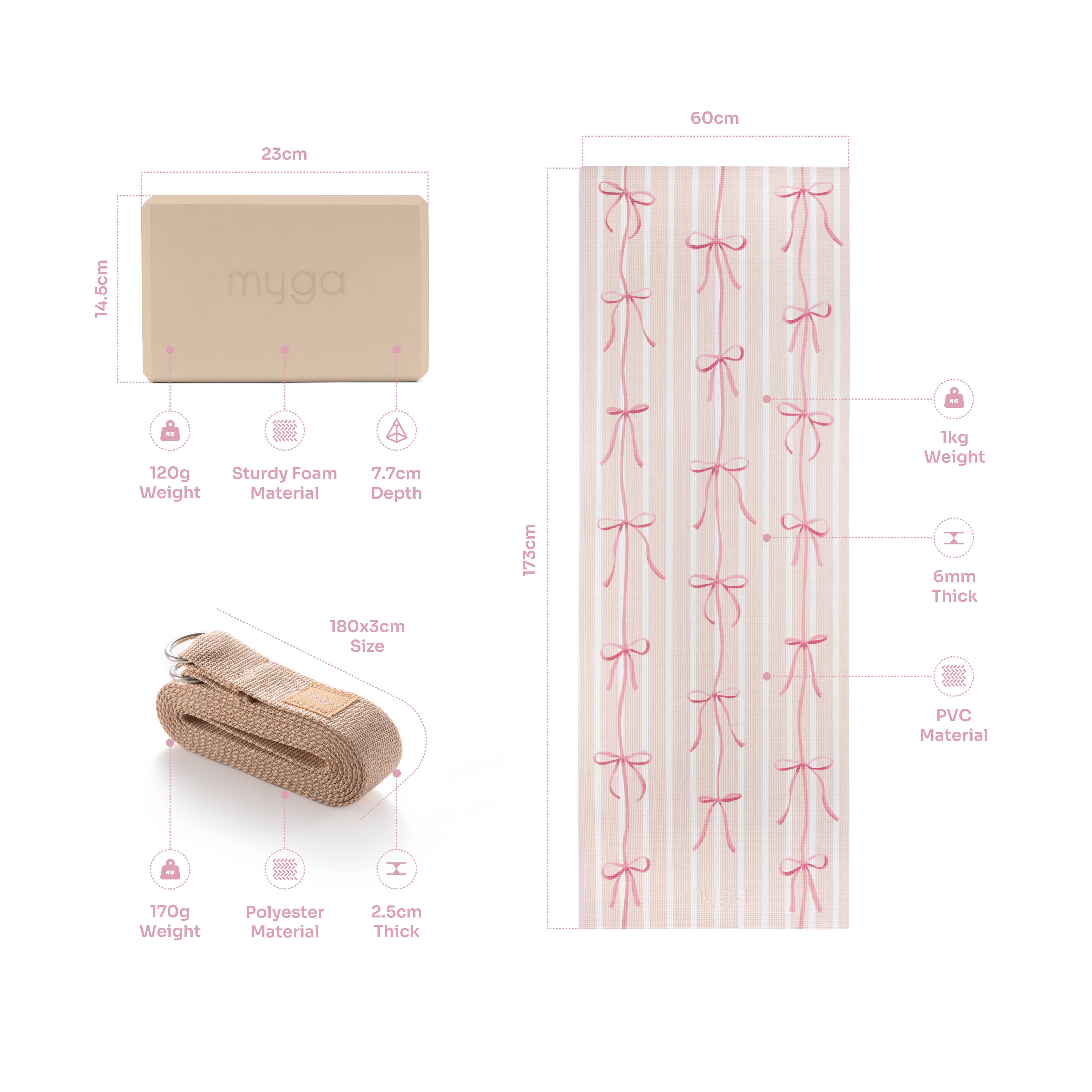 Myga - Wholesale Yoga Mat - Printed Yoga Starter Kits119