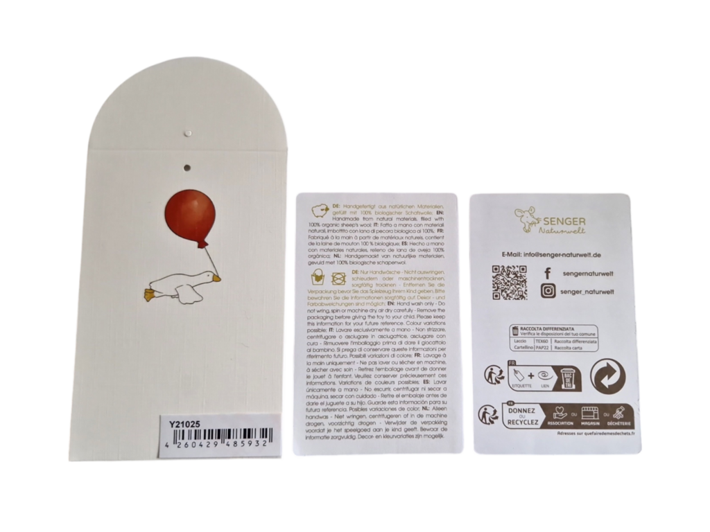 Senger-Naturwelt - Wholesale Stuffed/Plush Toy - Kids & Baby - Cuddly animal Goose small | white7