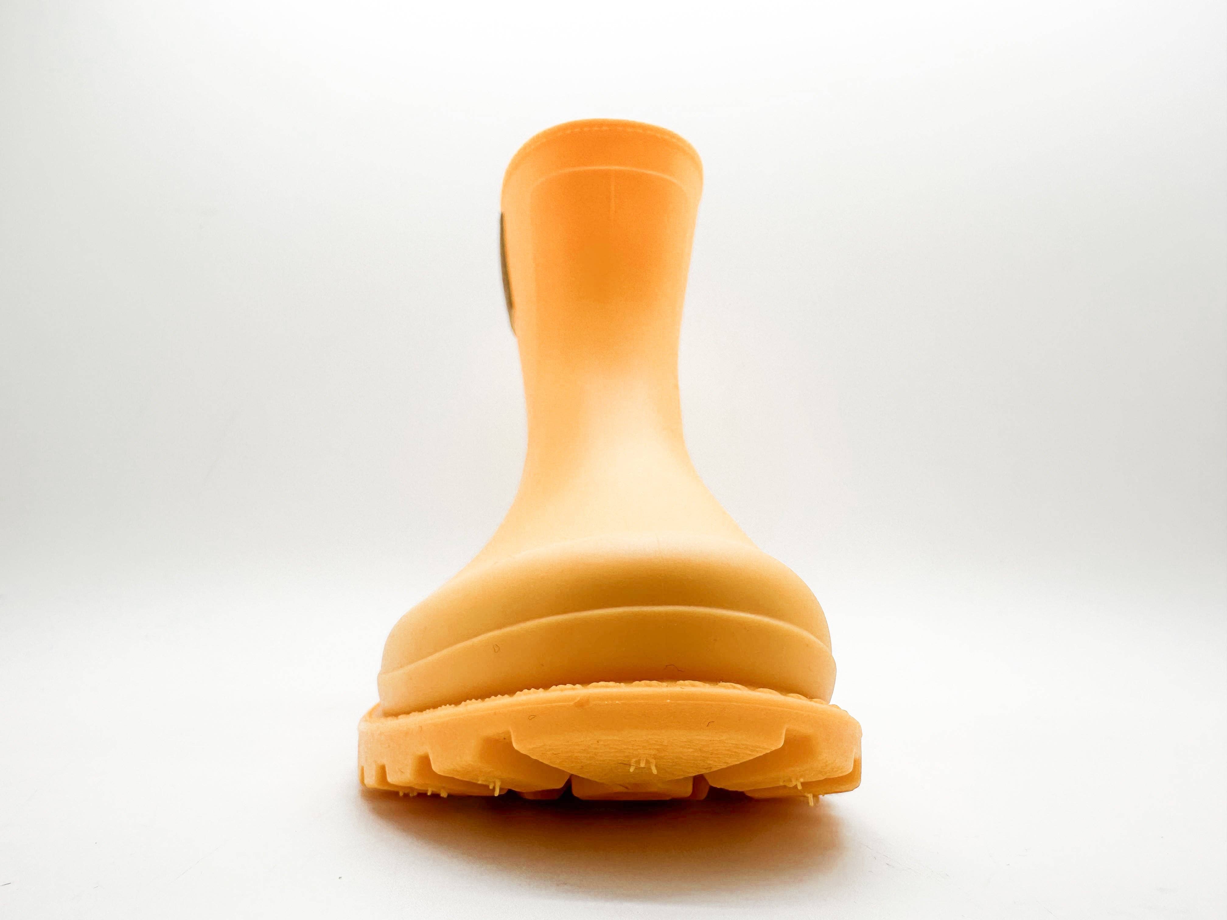 thies ® Bio Rainboot orange juice vegan | 100% waterproof biodegradable rainboots for wholesale on Faire4