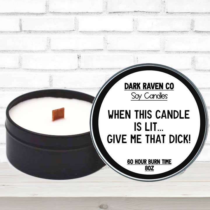 Candela divertente, candela profumata, stoppino di legno, candele di soia per la vendita all'ingrosso da parte di Unicorntrendz