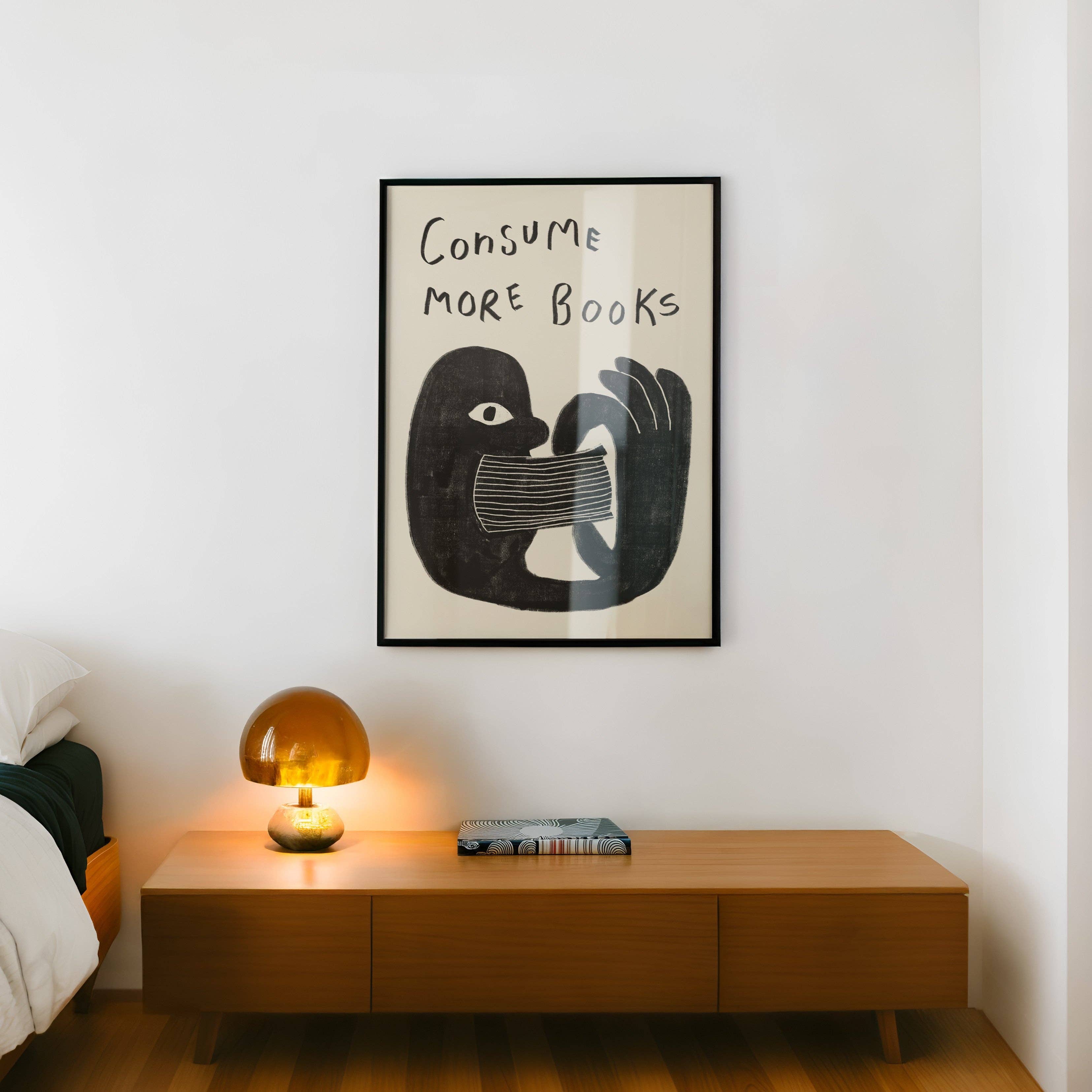 Lune Club - Vente Affiche d'art - Consommez plus de livres imprimés6