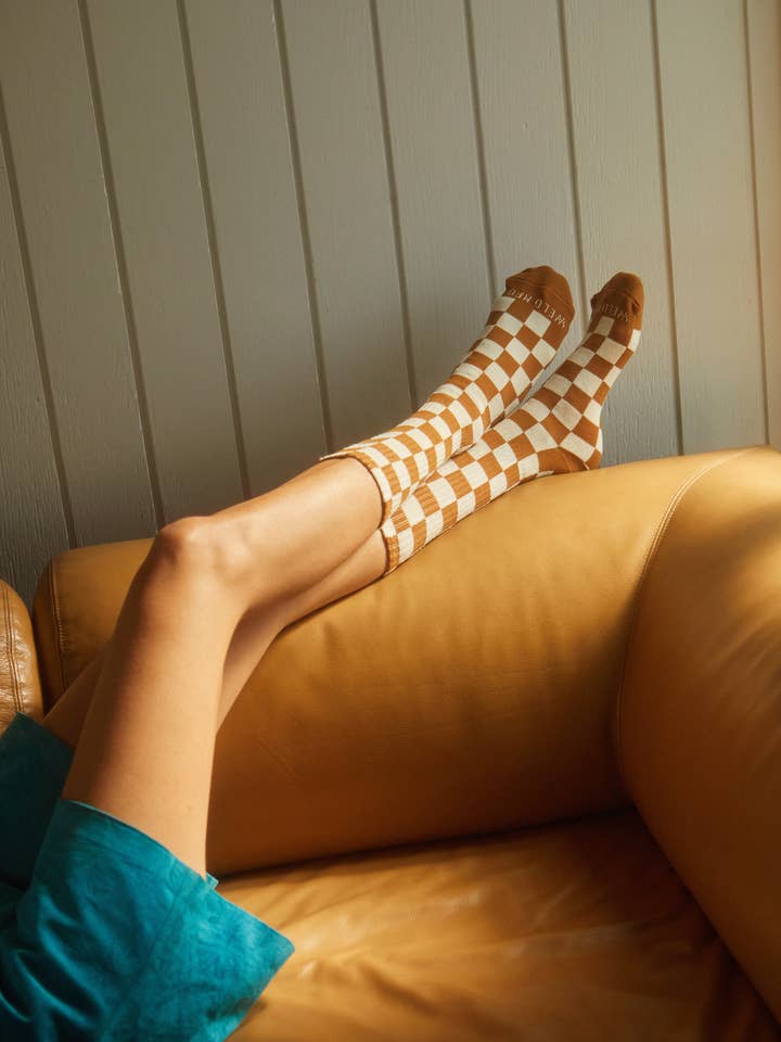 Weld Mfg. - Wholesale Socks - Women's - Checkerboard Socks (+6 Colors)
