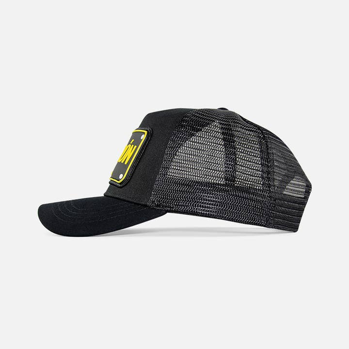 John Hatter & Co - Wholesale Trucker Hat - Unisex - El Patron Black - Rubber Cap