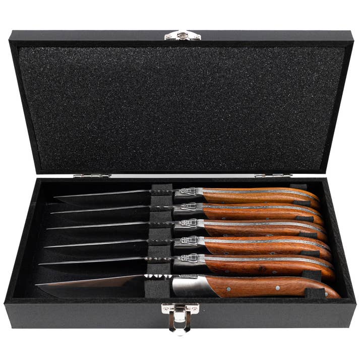 Laguiole du Monde - Wholesale Knife Set - Set of 6 Laguiole Du Monde Steakknives1