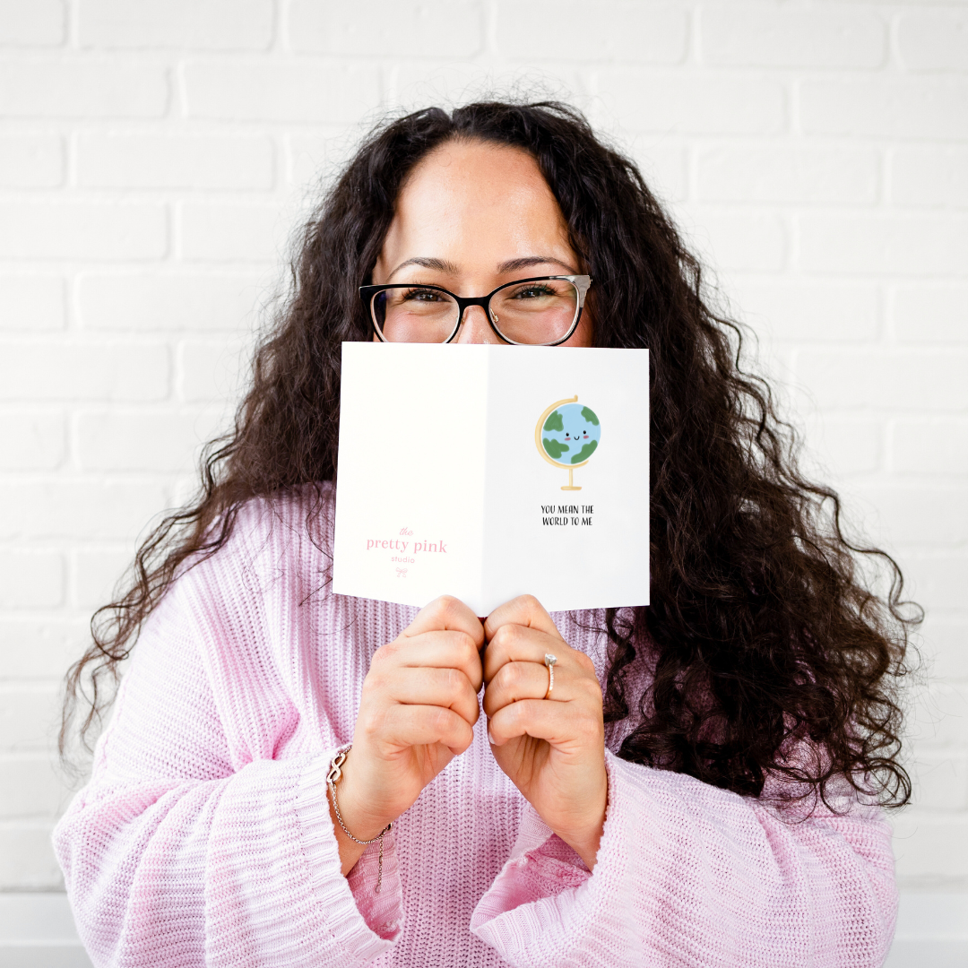 The Pretty Pink Studio - Vendita all'ingrosso Biglietti d'amore - Sei tutto per me | Biglietto d'amore1