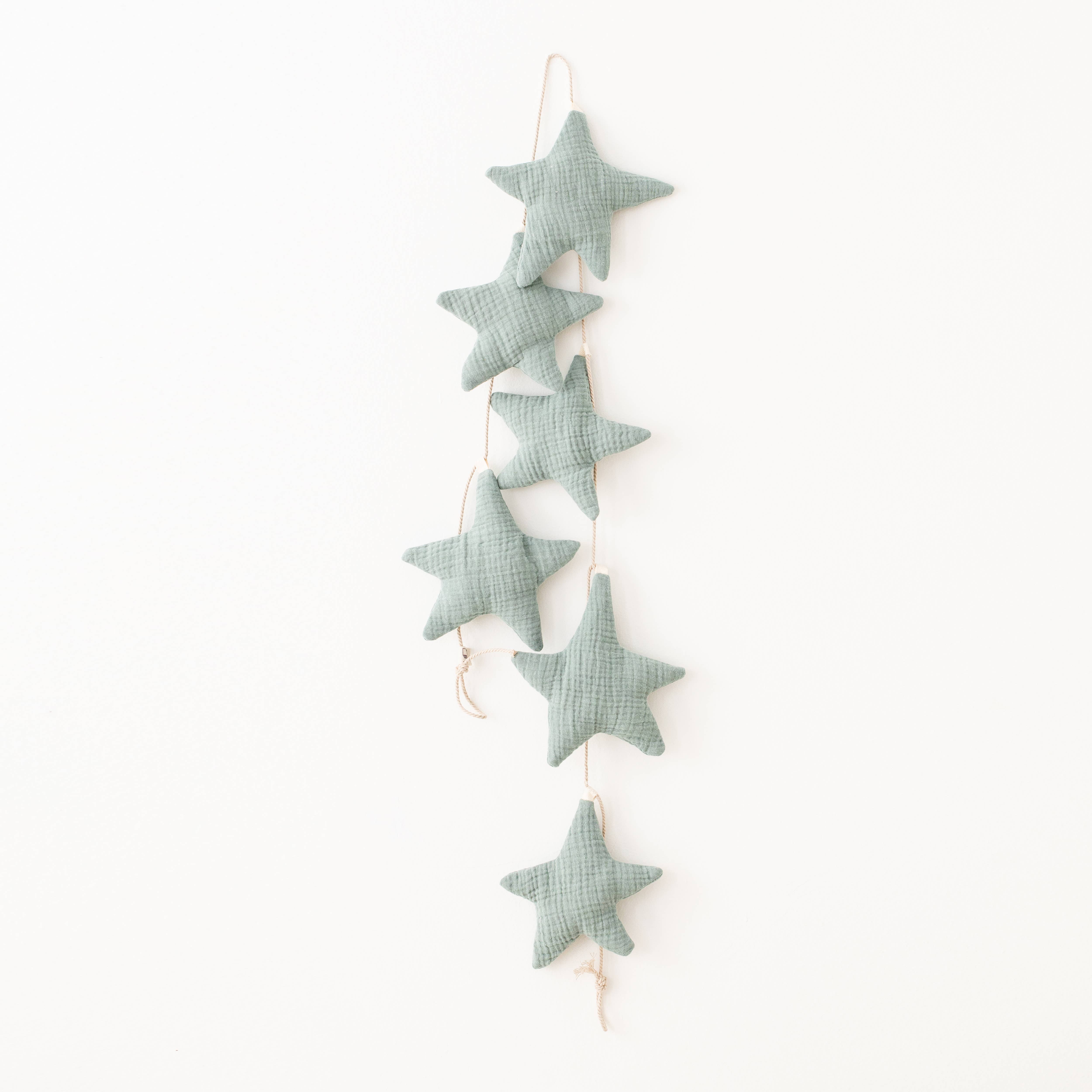 Monocrom - Wholesale Bunting/Garland - Sage Mint Star Garland1