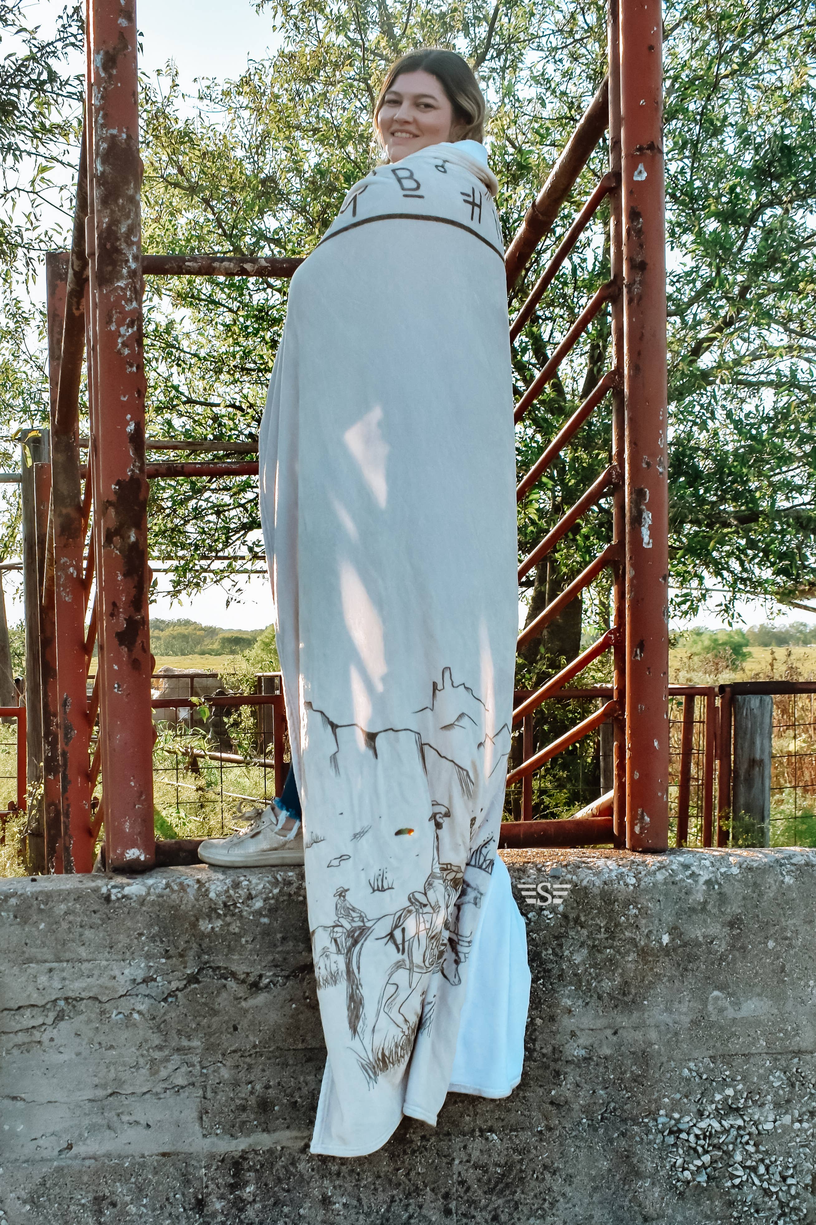 Flying S Company – wholesale Prydnadsfilt – Cattle Drive filt6