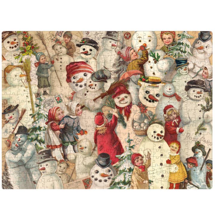 Primitives by Kathy - Wholesale Puzzle - Adult - Vintage Snowmen Puzzle
