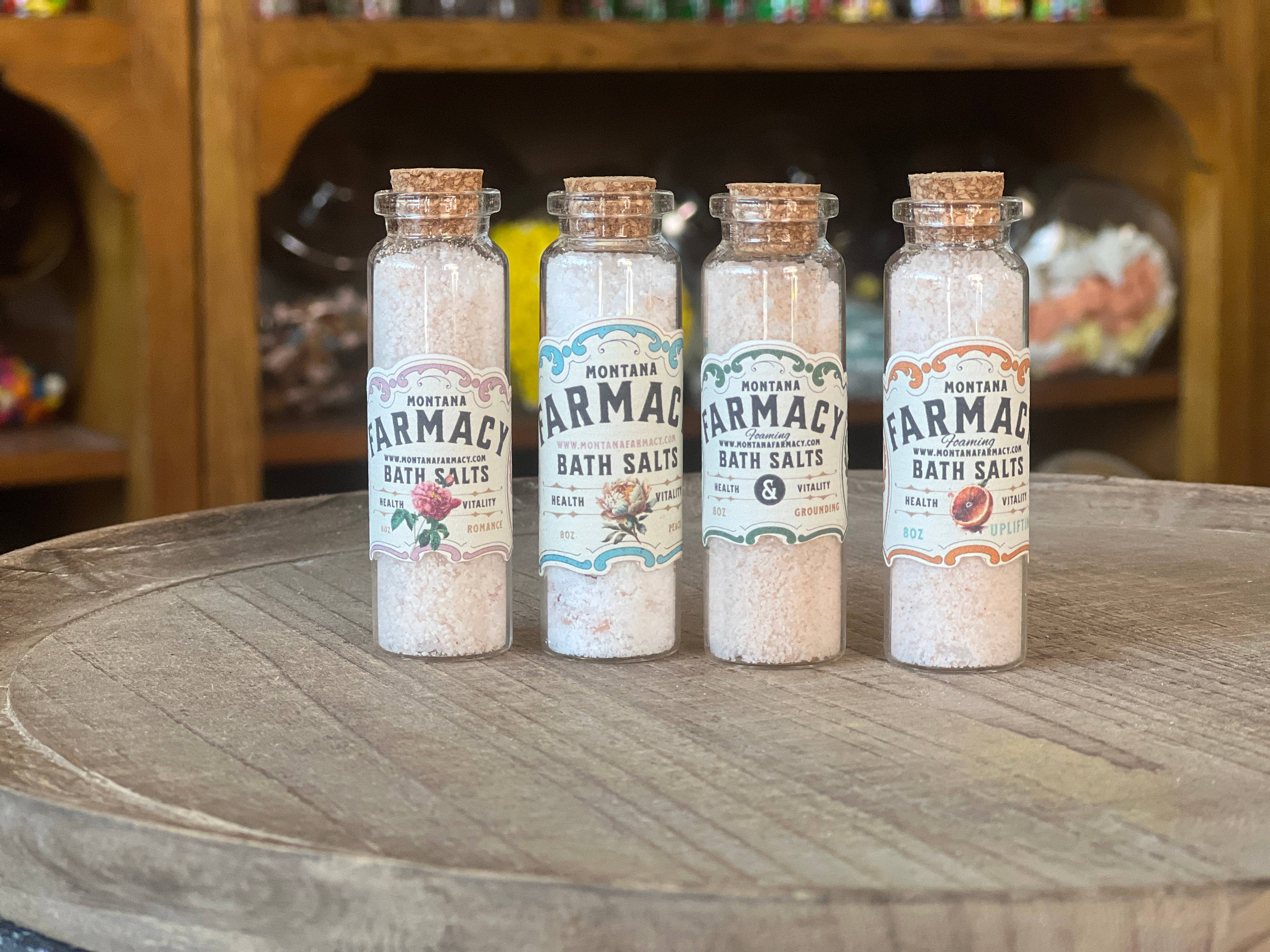 Montana Farmacy - Vente Sel de bain - Échantillonneur de sel de bain moussant Montana Farmacy, paquet de 4
