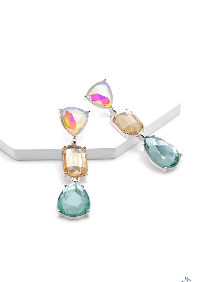 Disco Drip - Boucles d'oreilles multiples pour la vente par Sunset Marsh LLC