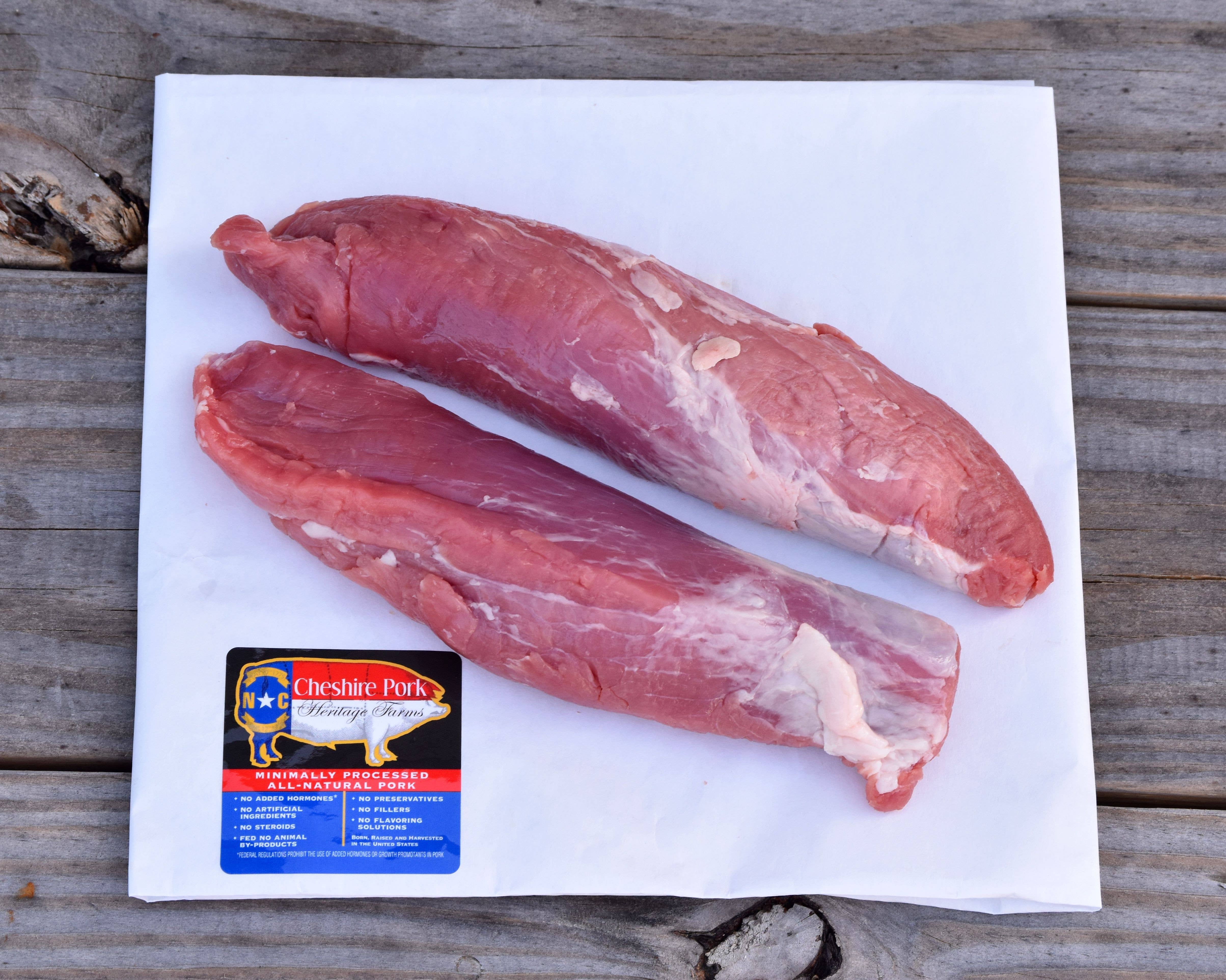 Cheshire Pork - Wholesale Pork - Pork Tenderloin- 1 pack, 2 tenderloins2