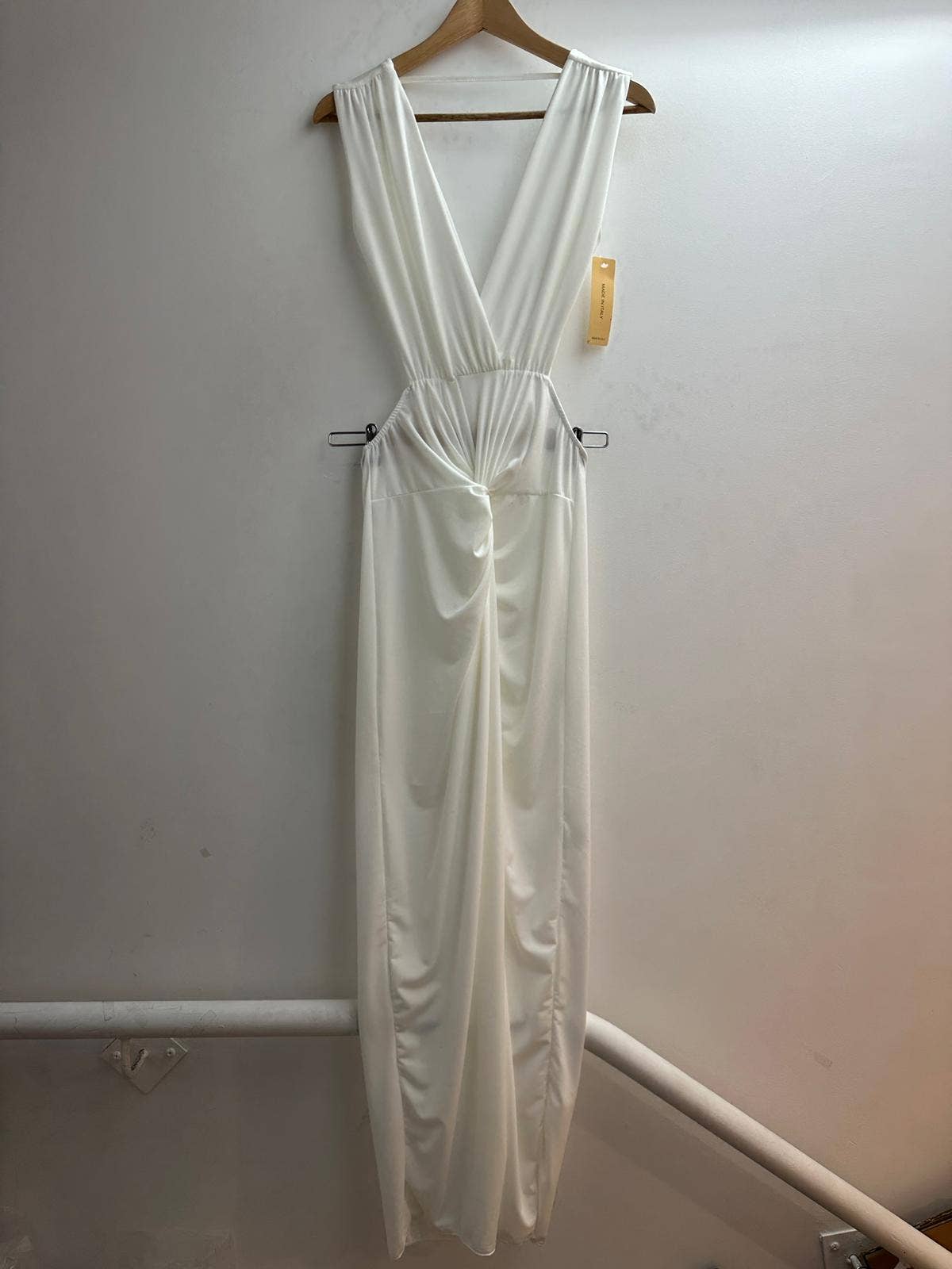 LORIANE – wholesale Dress – Women's – 5997 Plain long dress with open back one size10