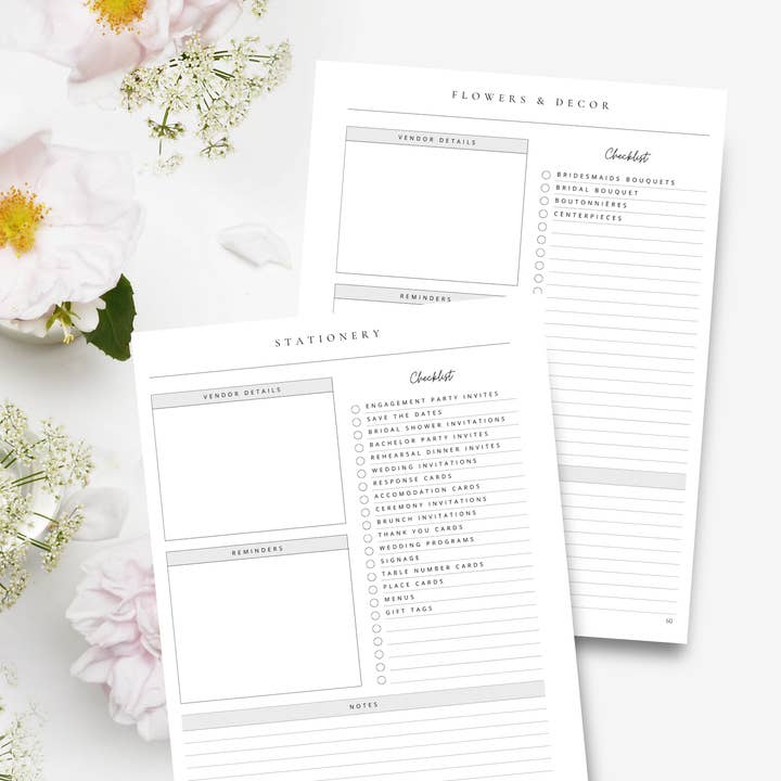 Design Sprinkles - Vendita all'ingrosso Planner - Wedding Planner - Silhouette Menta