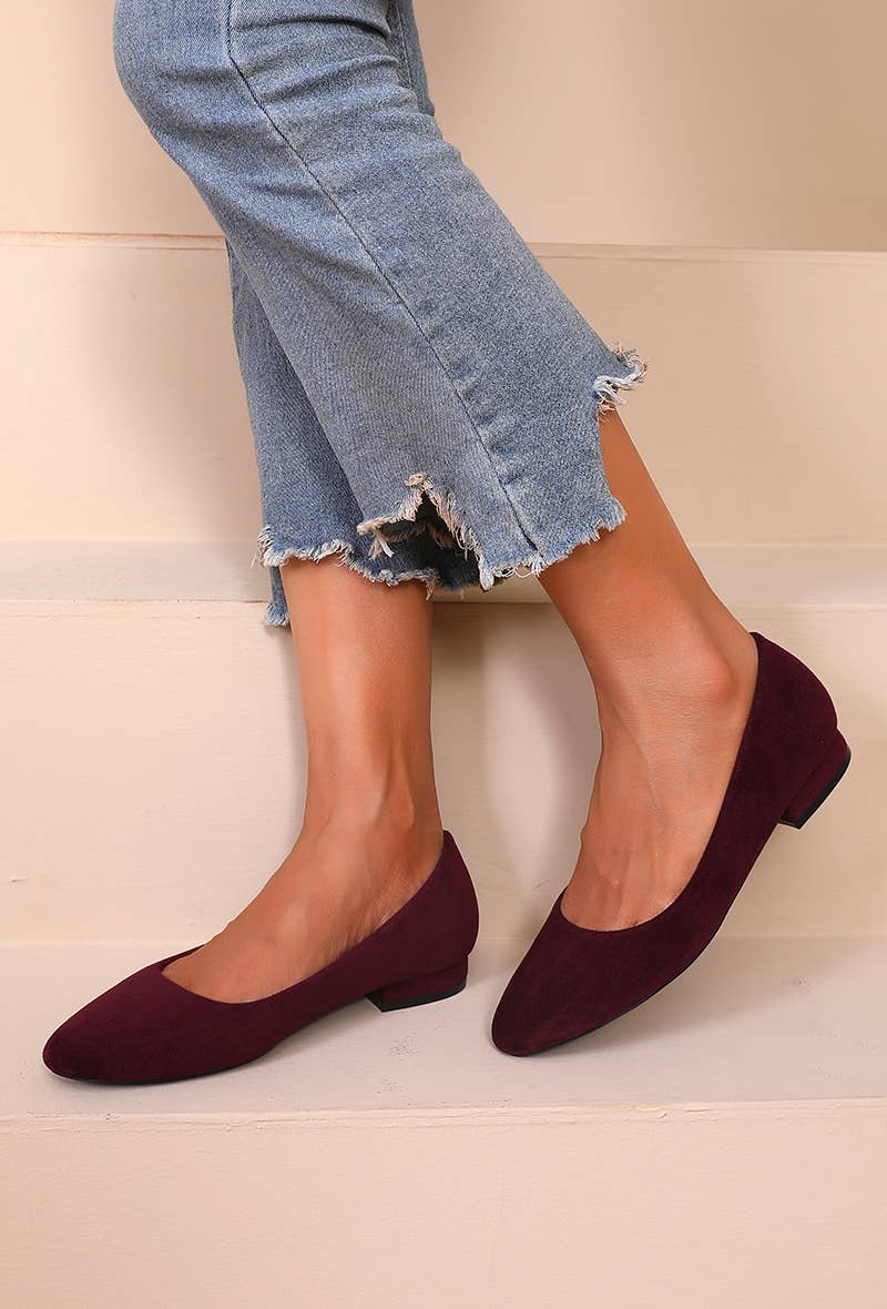 Joia Paris - Wholesale Low Heels - Women's - Classic round-toe ballet flats H8-1037E25