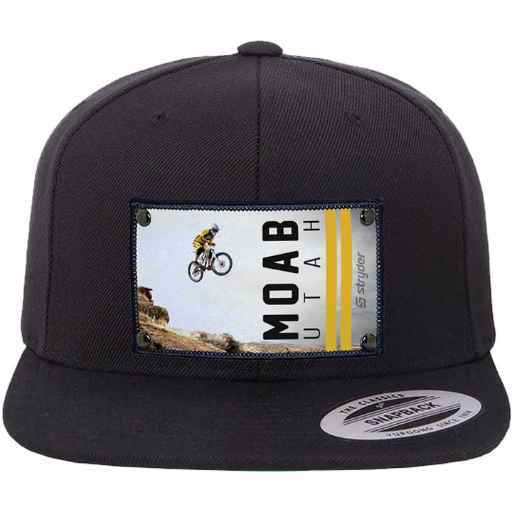 Moab Yellow Mountain Bike num Chapéu Preto YP por atacado de Stryder Gear
