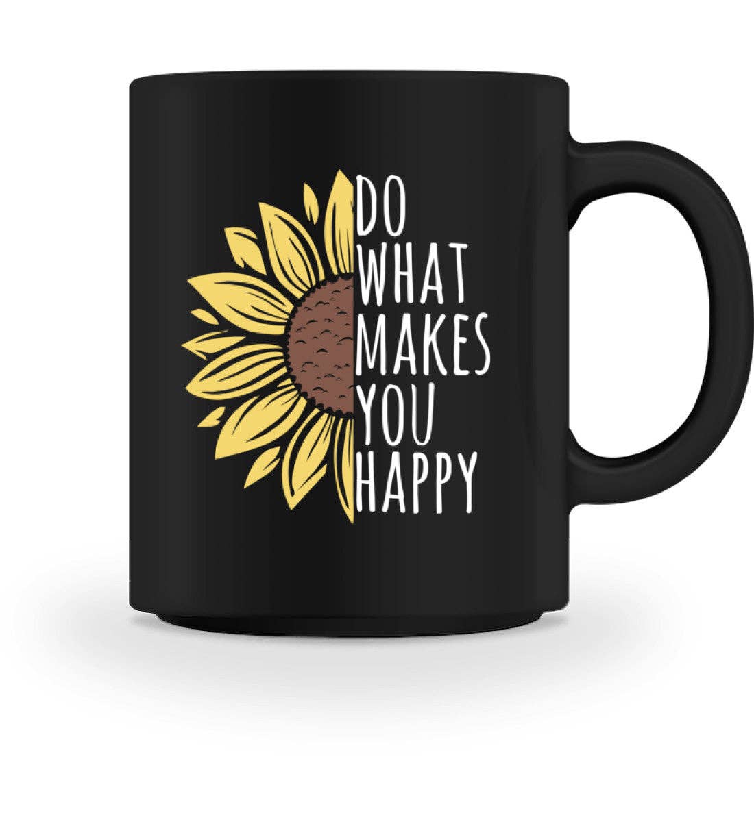black Do what makes you happy - ceramic mug for wholesale on Faire0