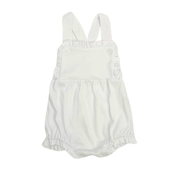 AJ Blanks – wholesale Bodysuit (non-footed) – Baby – Ruffle Vintage Bubble Romper