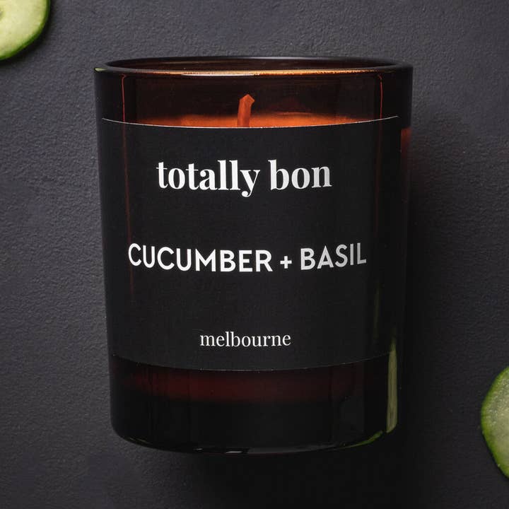 Concombre et basilic pour la vente par totally bon