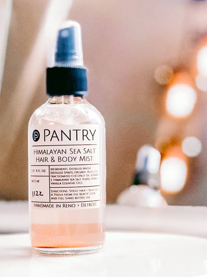 Himalayan Sea Salt Hair & Body Mist - Beachy Hair Waves for wholesale by Pantry Products - Skin, Body, + Wellness