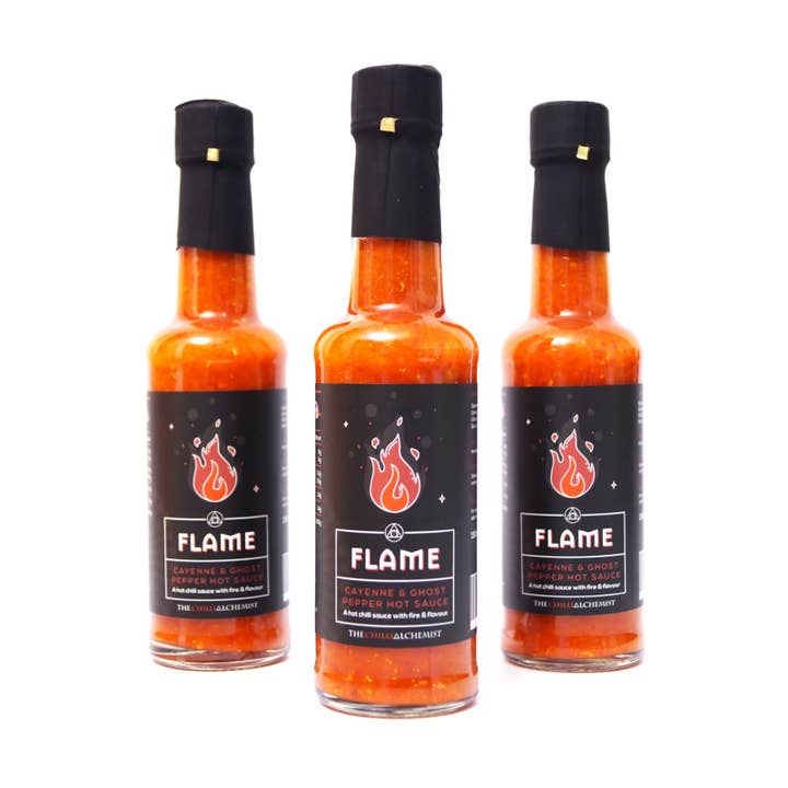 Dorset Chilli Ltd – wholesale Hot sauce – Chilli Alchemist - Flame - Ghost Pepper & Cayenne Hot Sauce