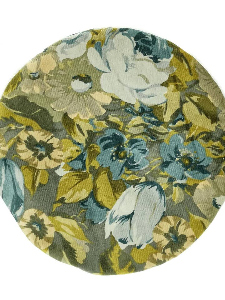 Base de terciopelo con estampado de flores para venta al por mayor de Tétè Accessories