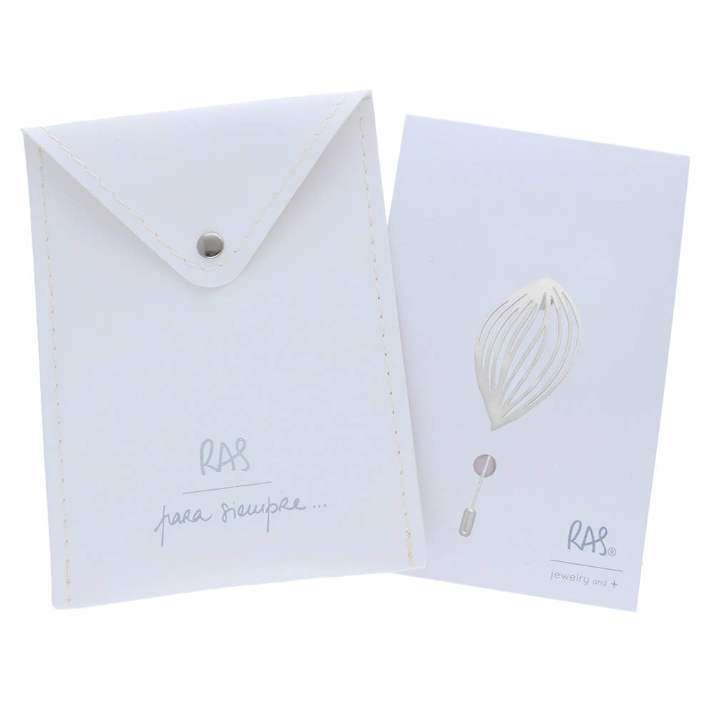 RAS – wholesale Brooch – Life Silver Plated Brooch1