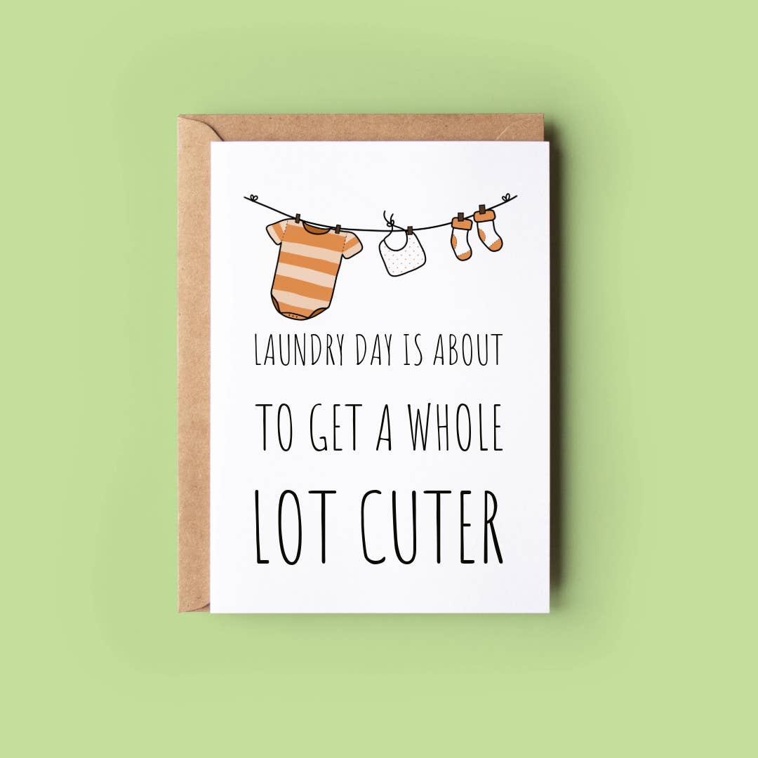Wonky Cards - Wholesale Everyday Greeting Card - Laundry Day