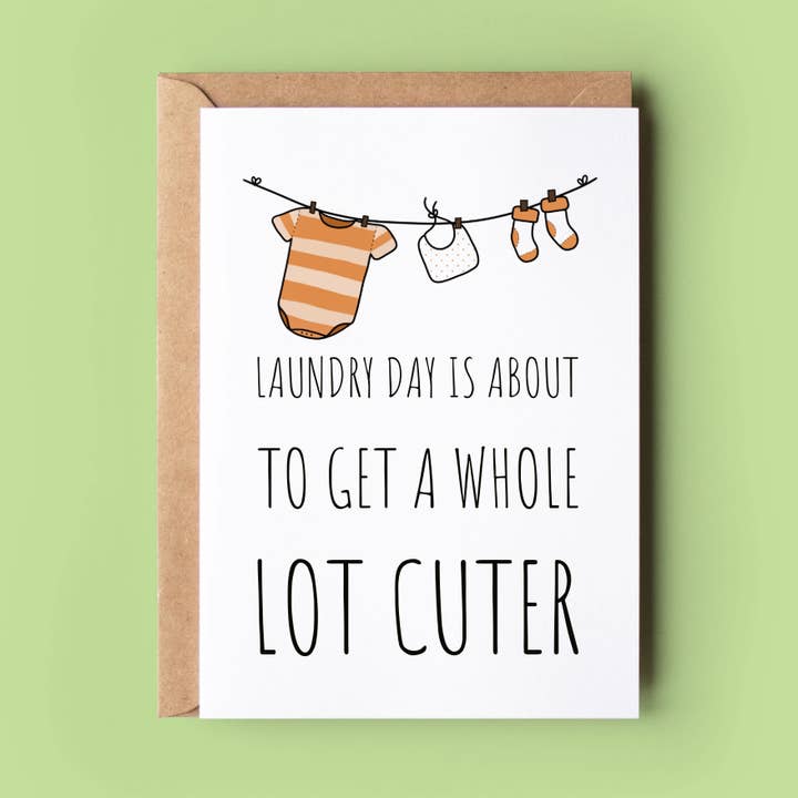 Wonky Cards - Wholesale Everyday Greeting Card - Laundry Day