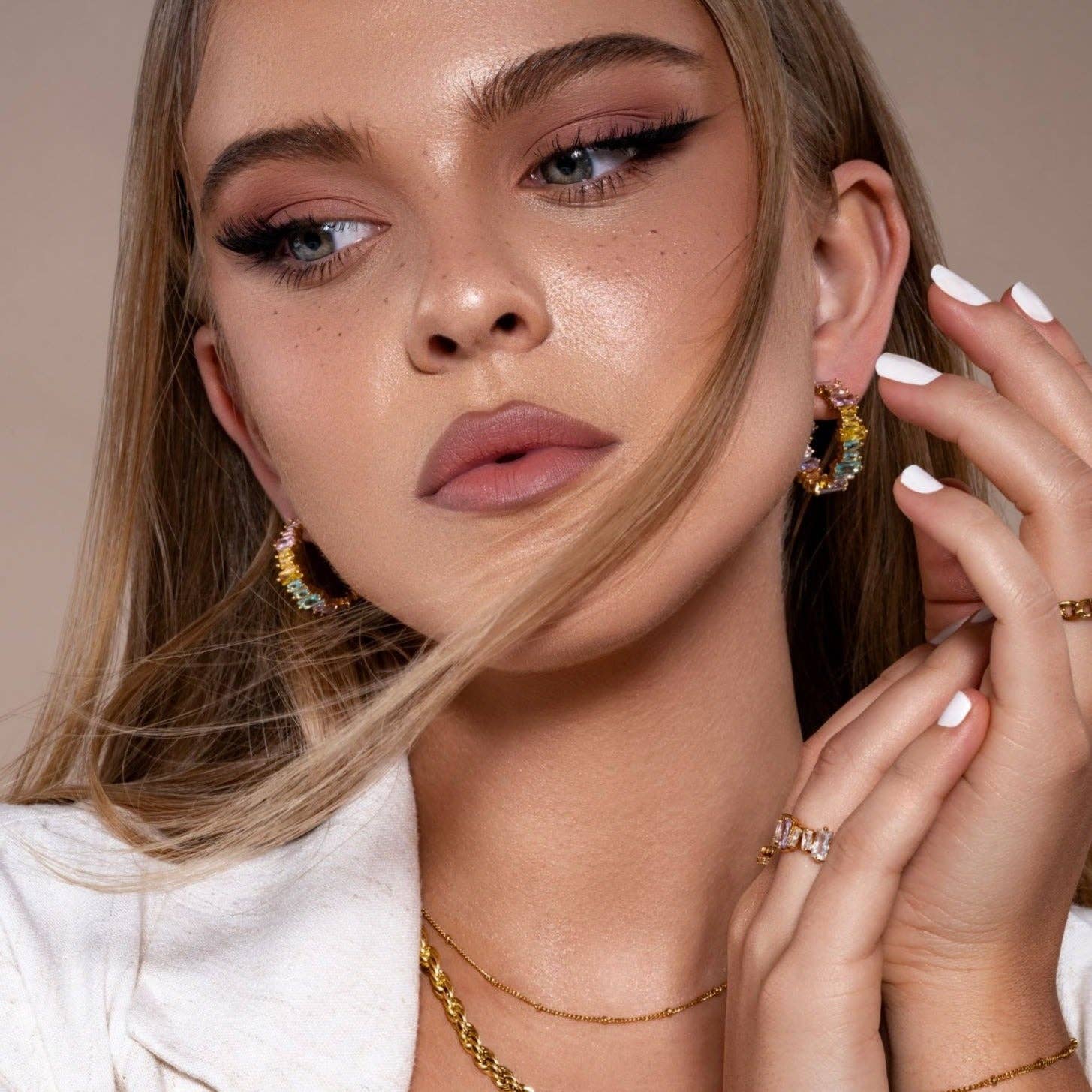 BLAIR - Wholesale Hoop Earrings - LIYA HOOPS2