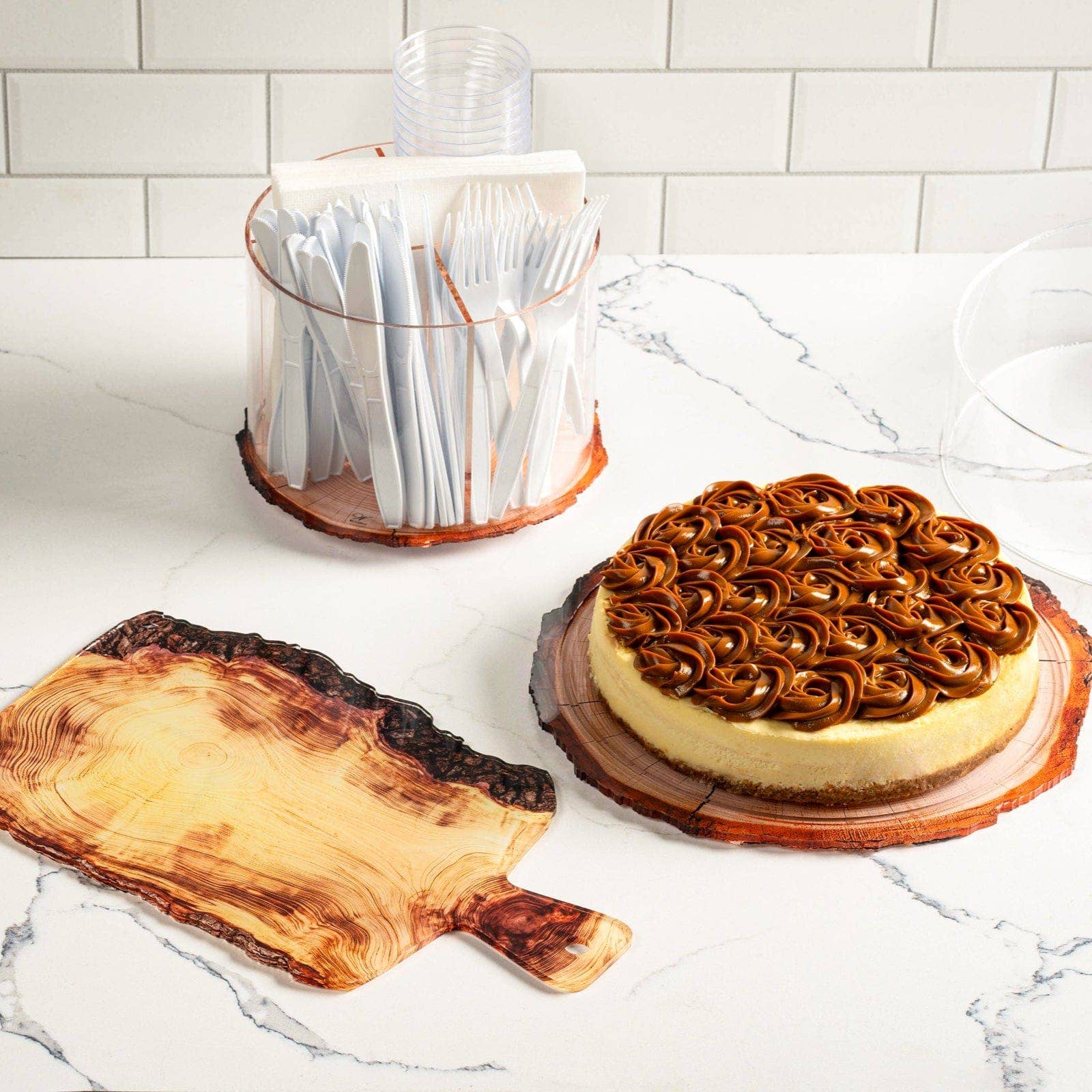 Waterdale Collection - Vente Présentoirs à gâteaux - Dôme à gâteau en bois1