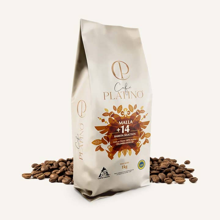 Café Platino - Wholesale Coffee Beans - Coffee from Colombia Excelso +141