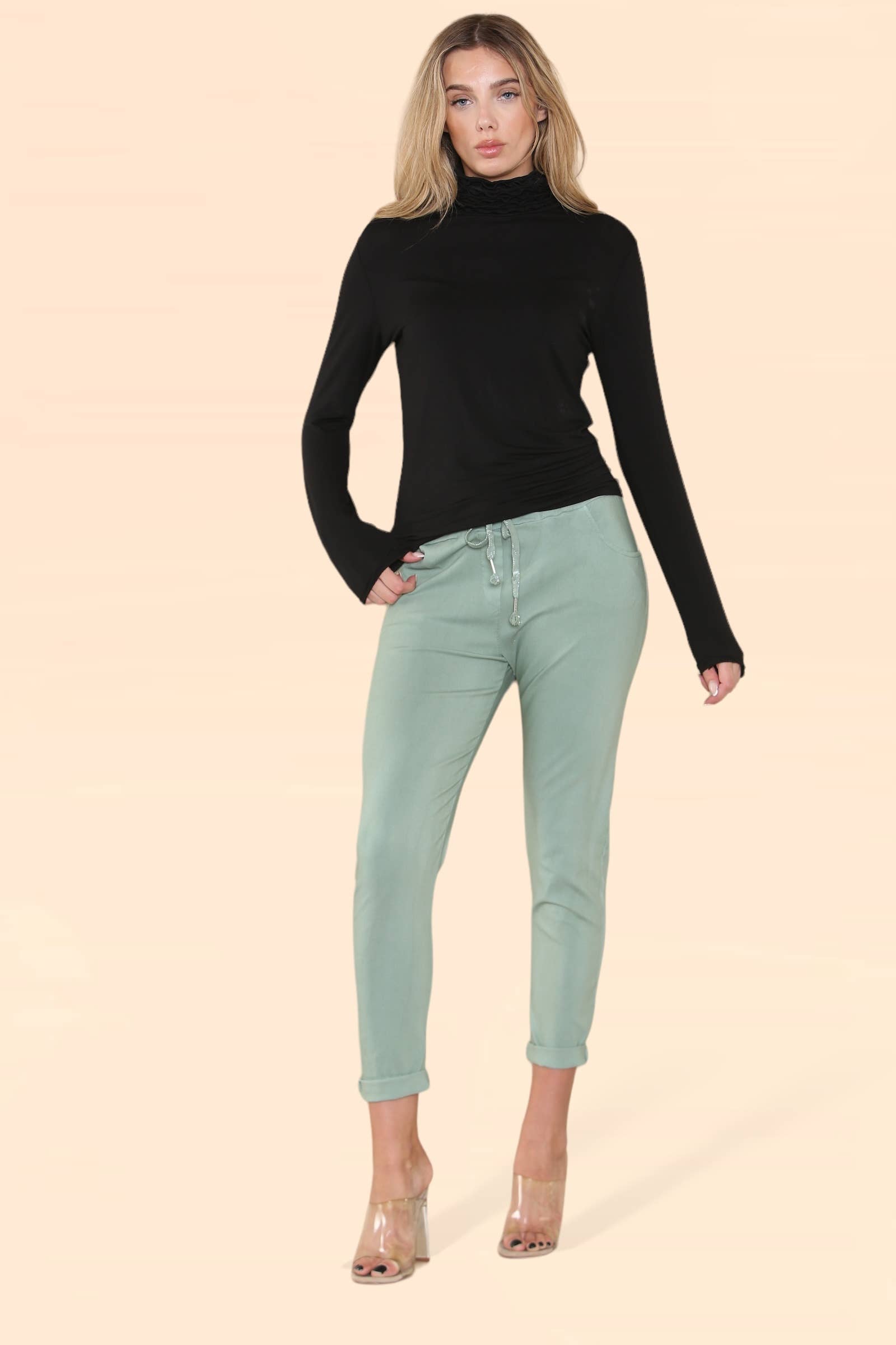 Kurt Muller – Calças - Mulher por atacado – Calças Mágicas Bi-Stretch Básicas46