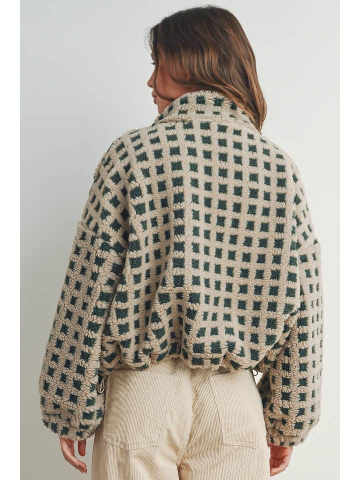 BUTTERMELON - Wholesale Jacket - Women's - Fuzzy Sherpa Jacket - BMJ725423