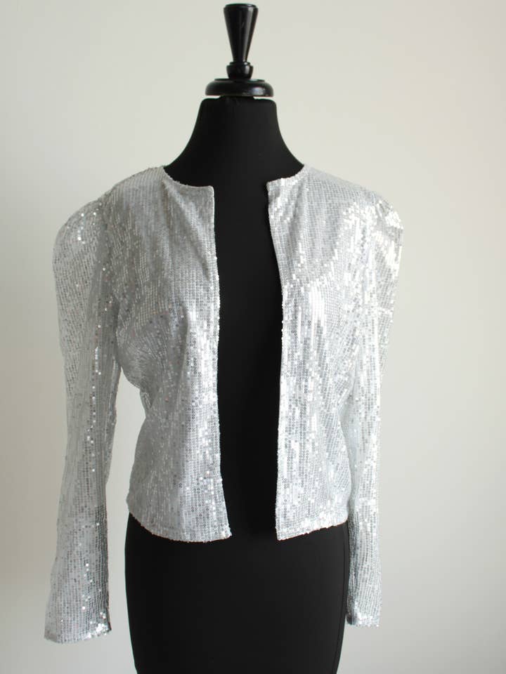 Sequin Blazer for wholesale by Jaxie Bridal Accessories
