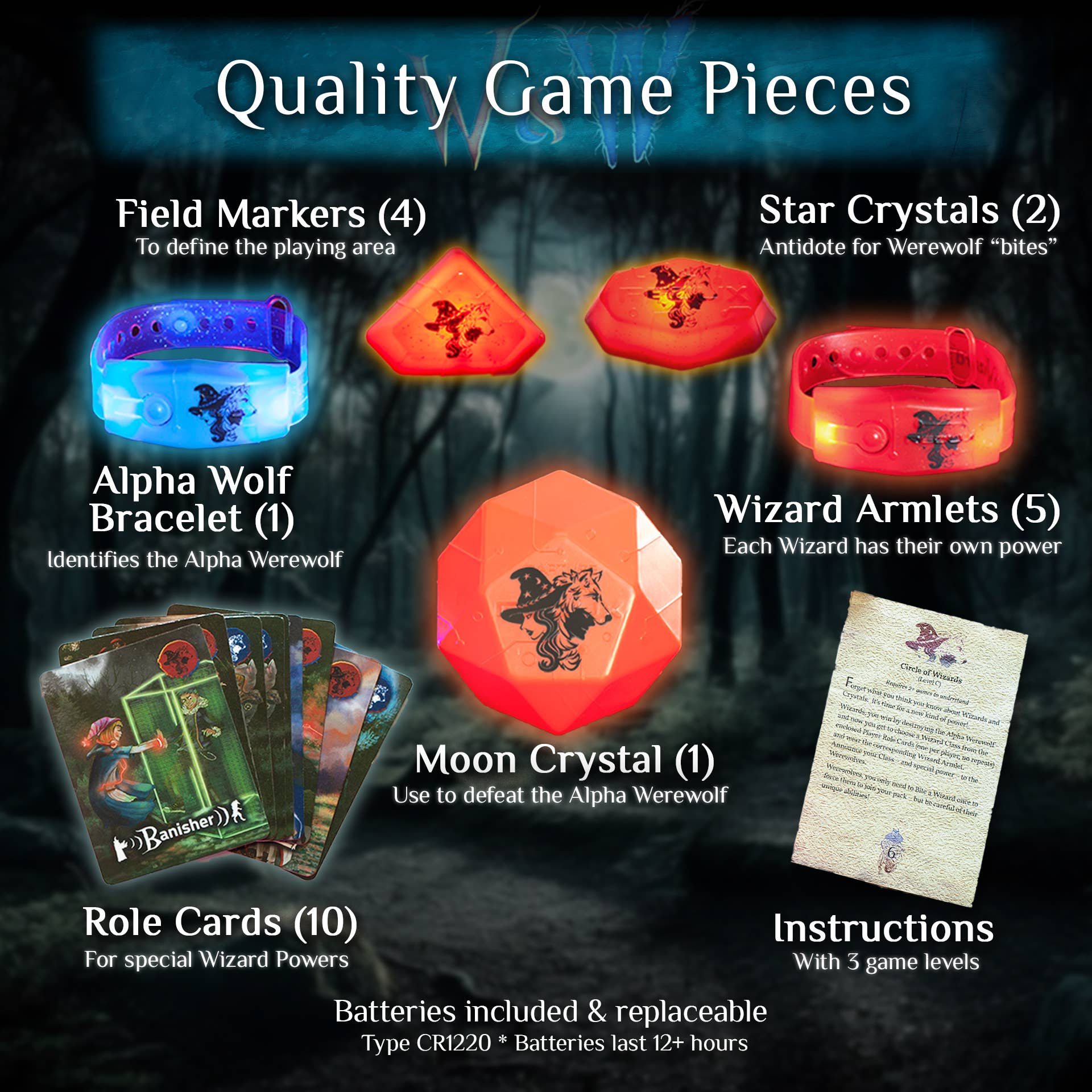 Starlux Games - Wholesale Sporting Game - Kids & Baby - Wizards & Werewolves - A Outdoor Game for Kids5