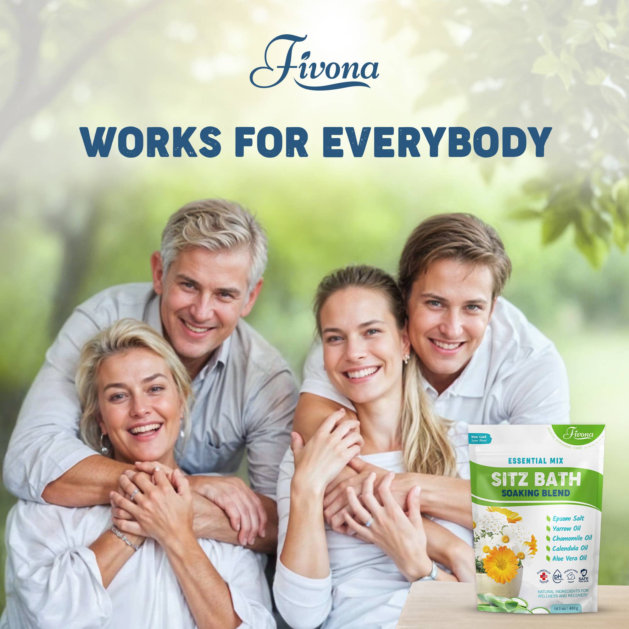 FIVONA - Wholesale Bath Soak/Milk - Sitz Bath Soak Salt Blend Hemorrhoids and Postpartum Care6