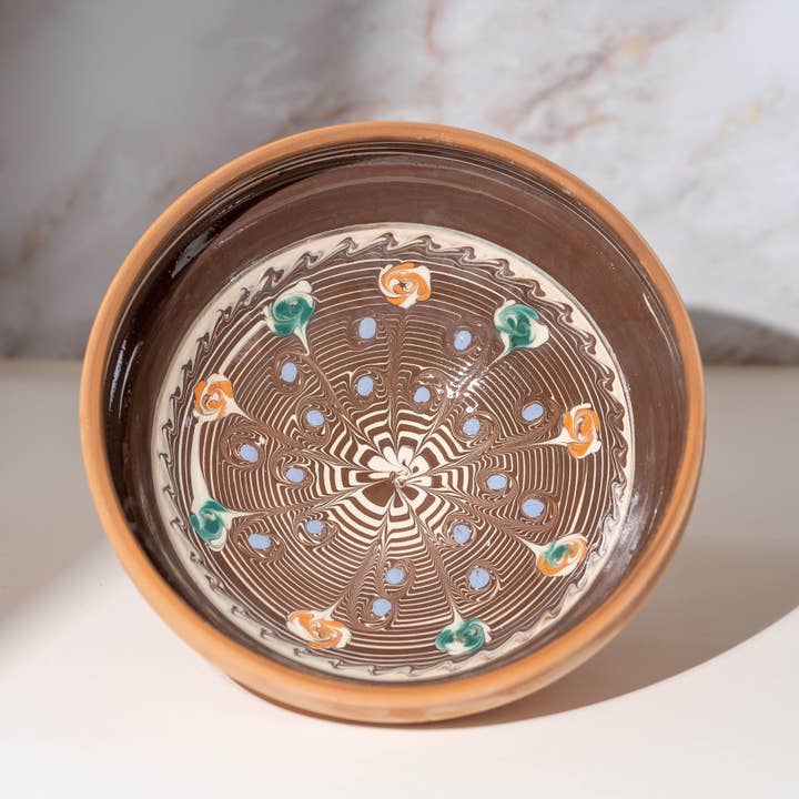 Isabel Handcrafted Ceramic Serve Bowl for wholesale by Mahala Wallah