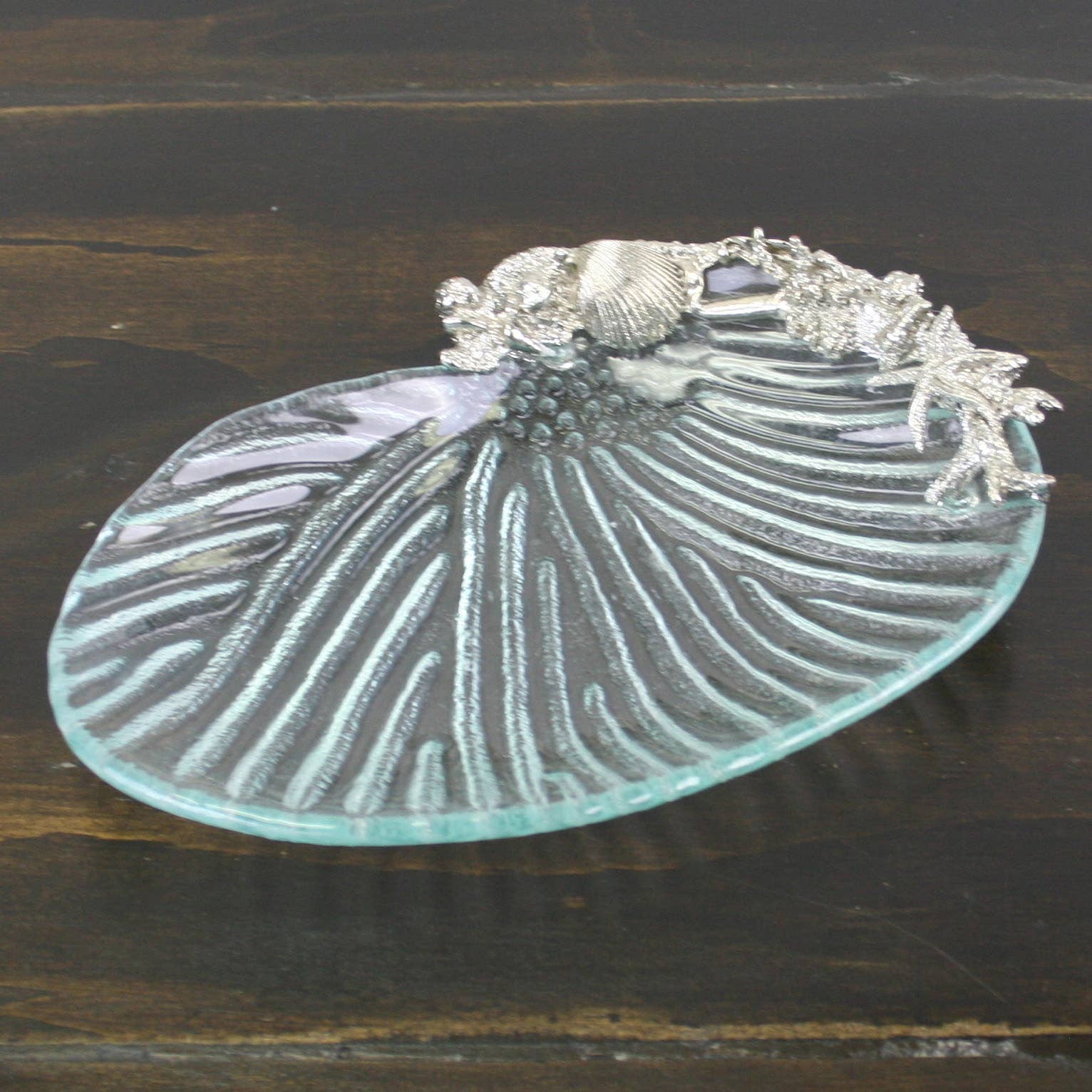 Housewares & Tabletops by Contrast Inc. - Wholesale Decorative Tray - Tray with Shell/Coral8