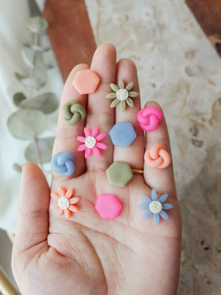 Summer Brights Stud Pack für den Großhandel von Indigo Clay Jewelry