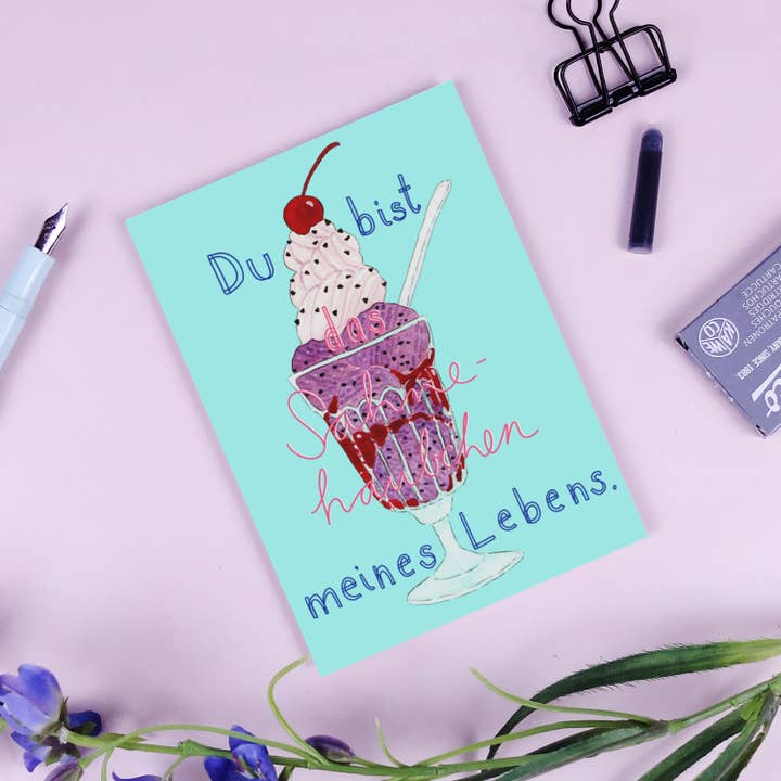 Postal Eisbecher menta por atacado de Wonder Of Today